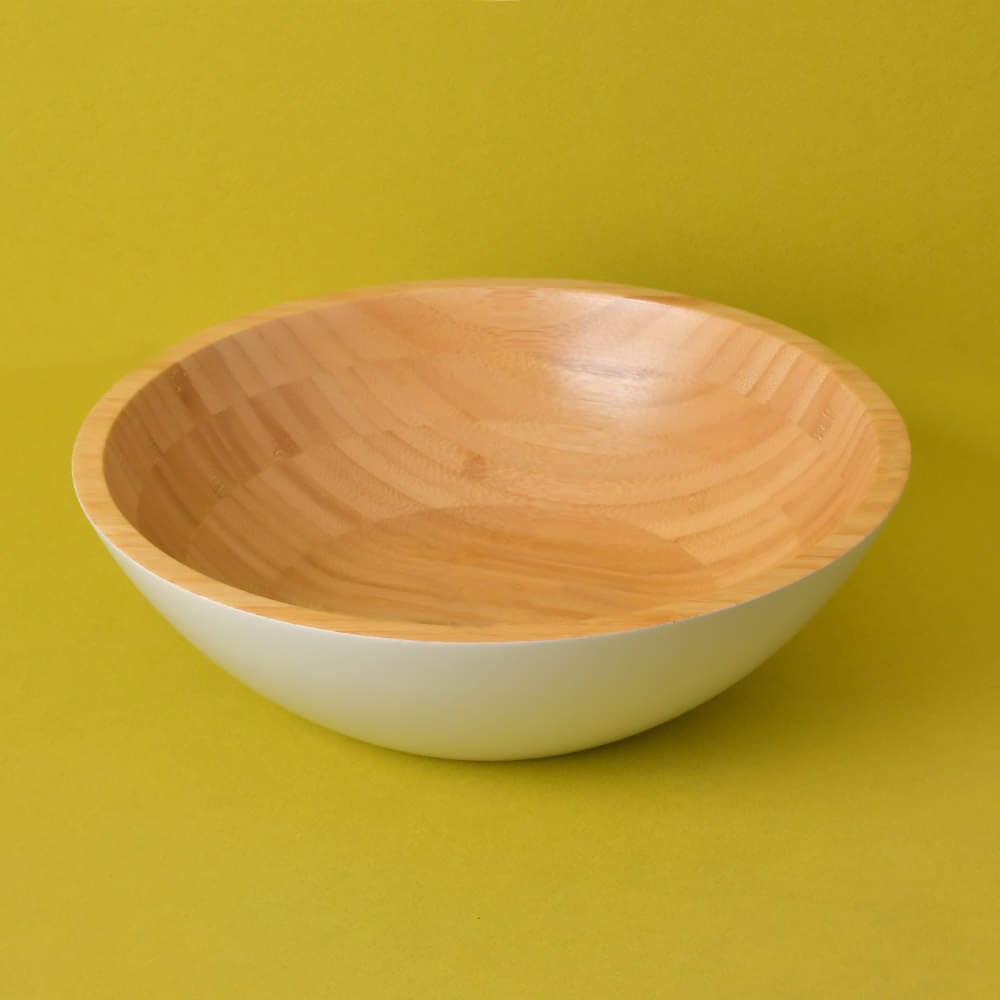 Bamboo Salad Bowls - Medium, Light Blue | Full House Lebanon