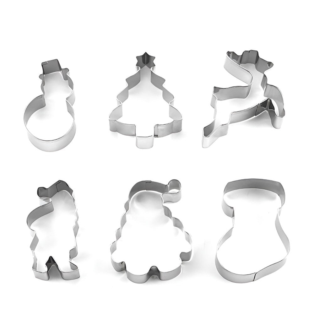 Christmas Cookie Cutter Set (6 Pcs) | Full House Lebanon