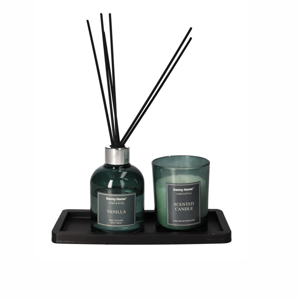 Vanilla Reed Diffuser Candle Set | Full House Lebanon