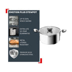 Tefal Stainless Steel Cookware Set – 2 Pots & 1 Frypan | Full House Lebanon