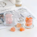 Clear Glass Storage Pot with Lid | Full House Lebanon