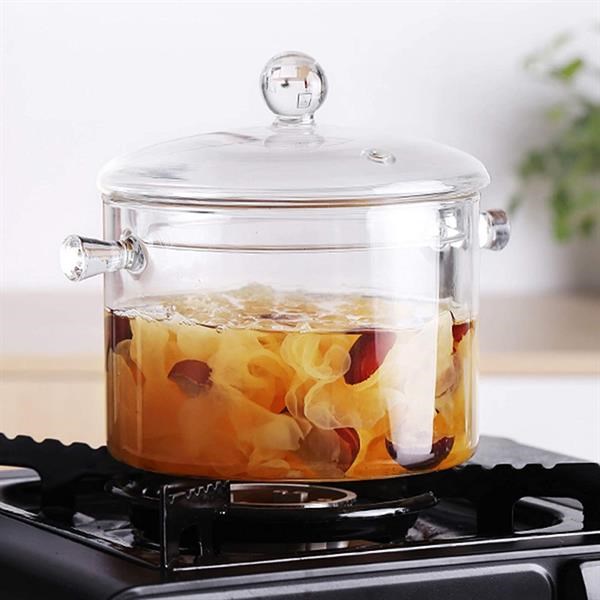 Clear Glass Pot - Small | Full House Lebanon