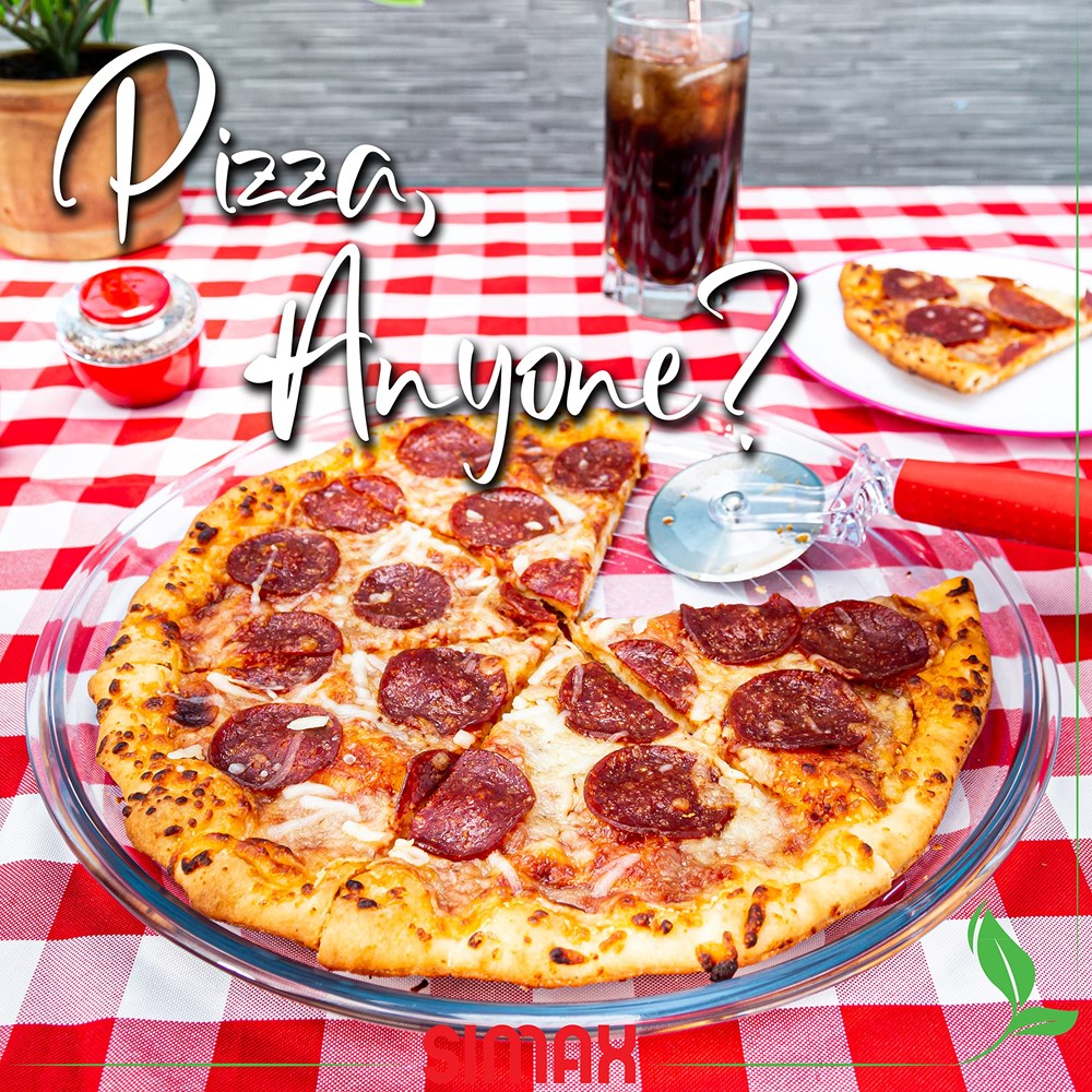 Simax Glass Pizza Dish | Full House Lebanon