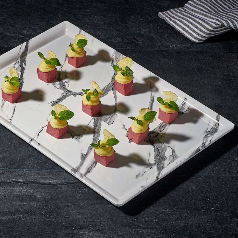 Rectangular Melamine Serving Plate - Large | Full House Lebanon