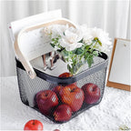 Metal Mesh Steel Basket - Grey | Full House Lebanon