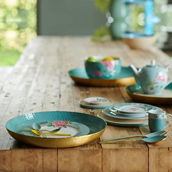 Pip Studio Blushing Birds Petit Four Plate - Blue | Full House Lebanon