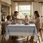 Table Cloth with Tasseled Edges | Full House Lebanon