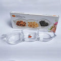 Glass Peanut-Shaped Serving Dish | Full House Lebanon