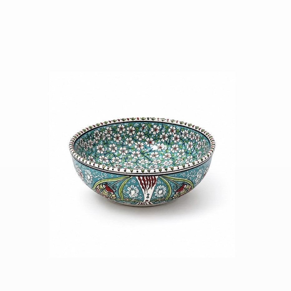 Round Metal Printed Bowl