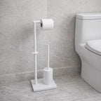 Floor-Standing   Toilet Brush & Roll Holder Set | Full House Lebanon