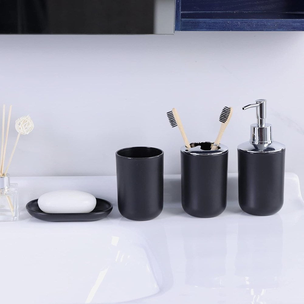 Black Bathroom Accessories - Toothbrush Holder | Full House Lebanon