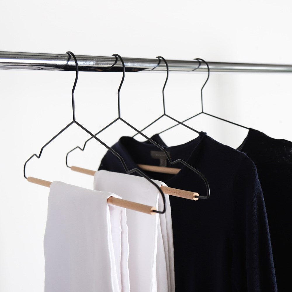 Metal & Wood Hanger Set (10 Pcs) | Full House Lebanon