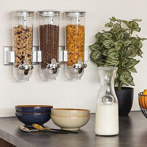 Cereal Dispenser - Triple | Full House Lebanon