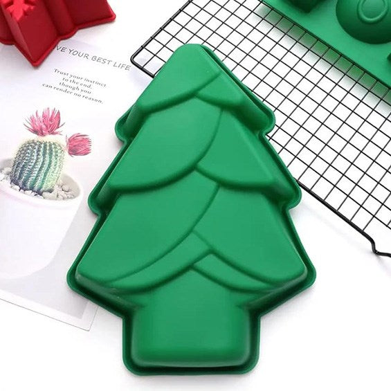 Christmas Tree Silicone Cake Mold - Pink | Full House Lebanon