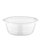 Emerald Clear Basin with Strainer - Large, Grey | Full House Lebanon