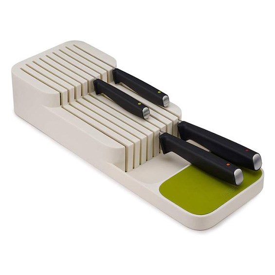 Compact 2-tier Knife Organizer - Grey | Full House Lebanon