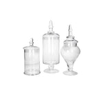 Decorative Glass Jar Set (3 Pcs) | Full House Lebanon