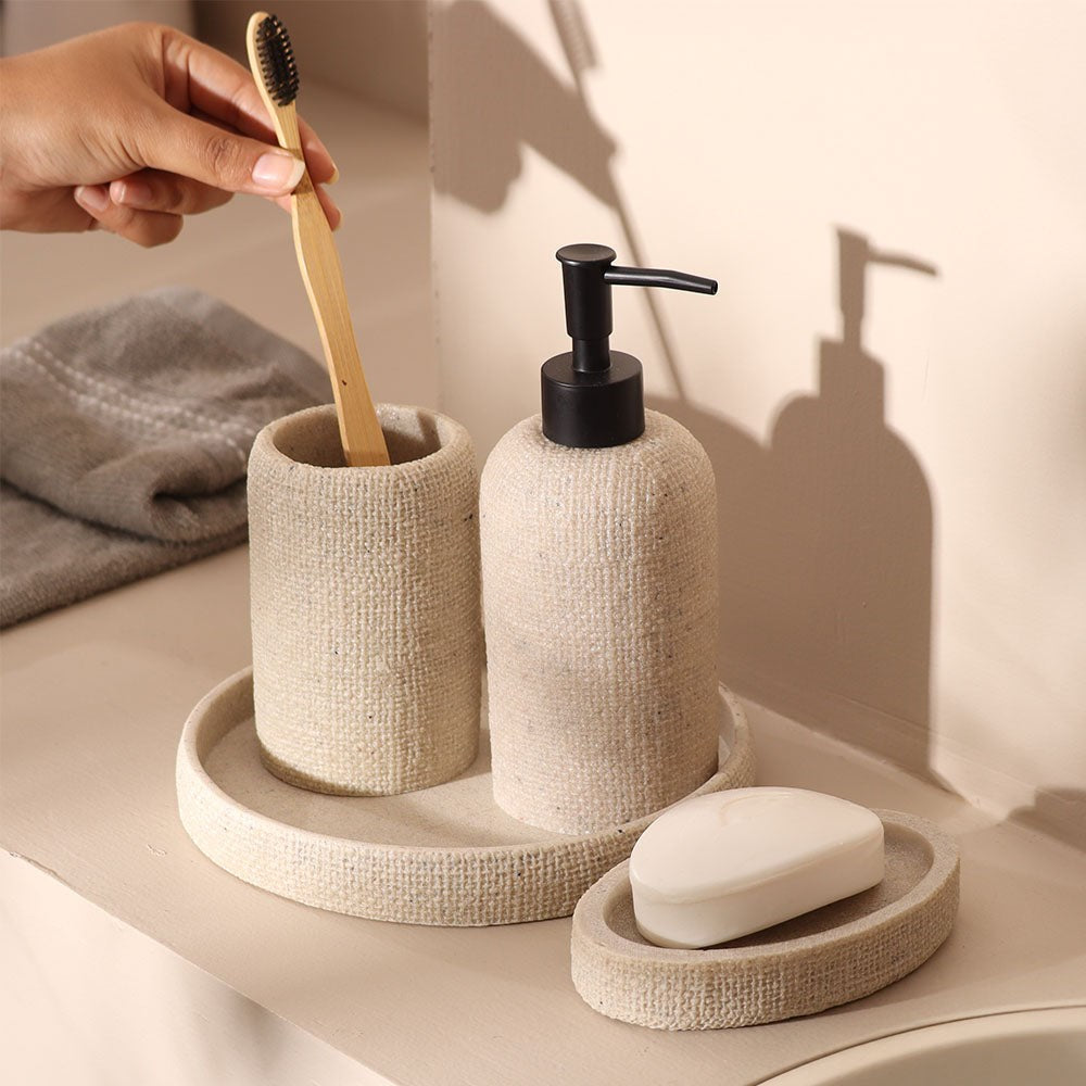 4-Piece Bathroom Accessory Set | Full House Lebanon