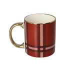 Danny Home Plaid Porcelain Mug