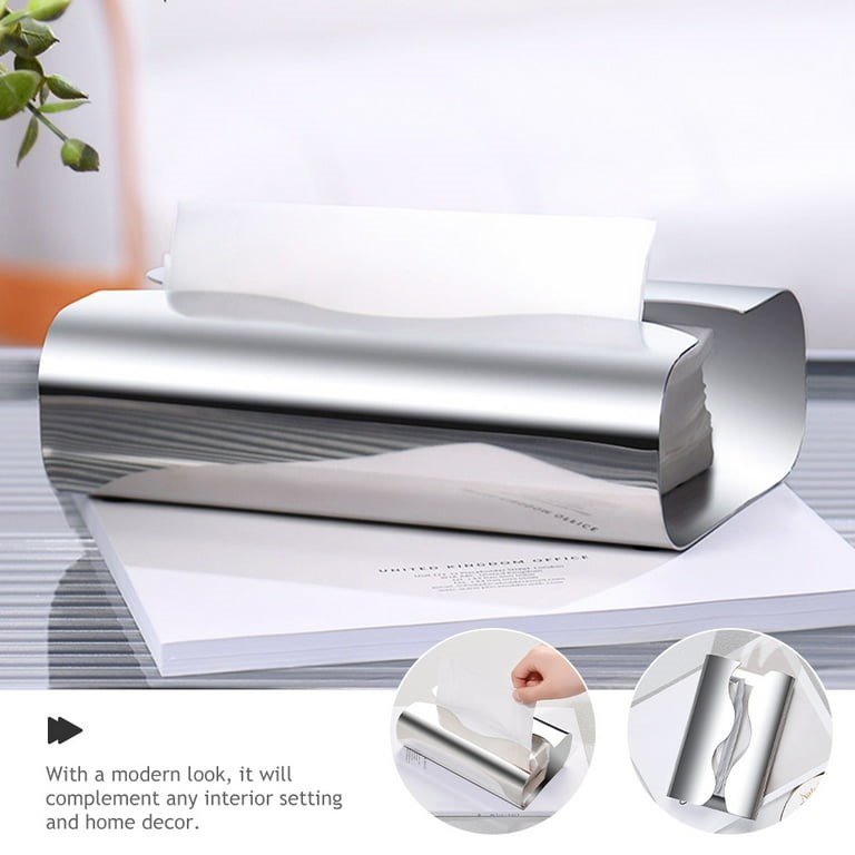 Stainless Steel Tissue Box | Full House Lebanon