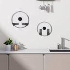 Wall Mounted Pot Lid Holder Set ( 6 Pcs) | Full House Lebanon