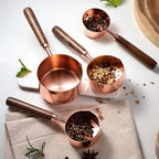 Rose Gold Measuring Cups & Spoons Set (4 Pcs) | Full House Lebanon