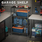 Foldable Multi-purpose Metal Shelving Units with Wheels | Full House Lebanon