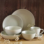 Grey Speckled Dinnerware - Salad Bowl | Full House Lebanon