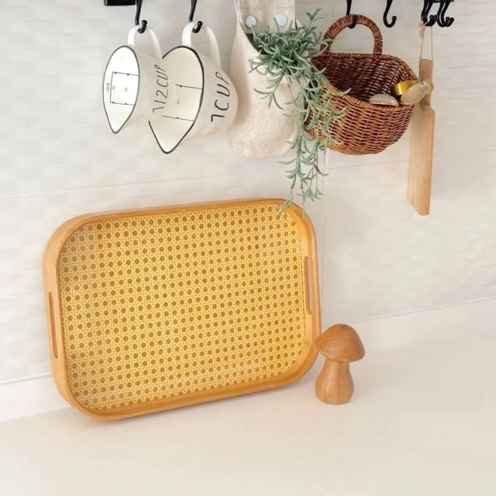 Bamboo Serving Tray Set (3 Pcs) | Full House Lebanon