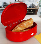 Stainless Steel Bread Box - Off White | Full House Lebanon