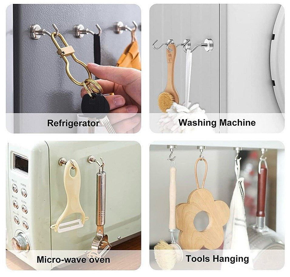 Heavy Duty Magnet Hook Set (2 Pcs) | Full House Lebanon