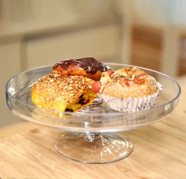 Glass Serving Stand with Dome | Full House Lebanon