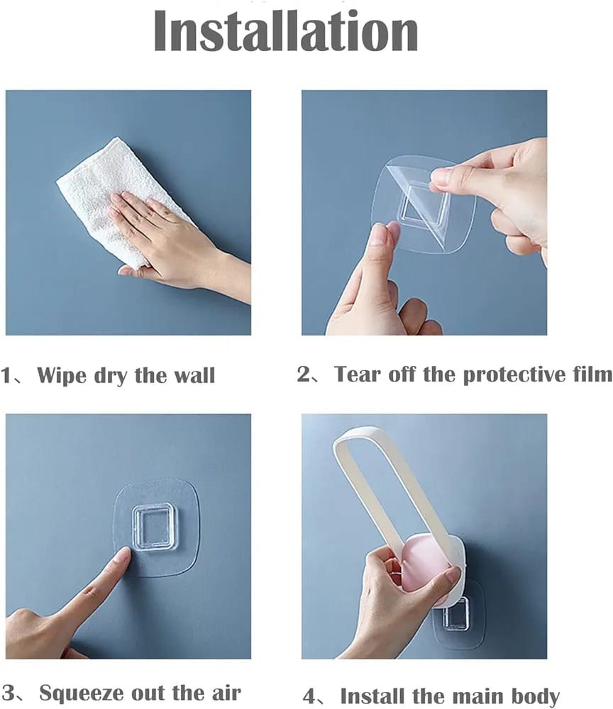 Adhesive Wall Hooks | Full House Lebanon