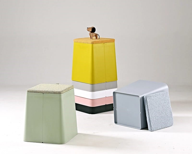 Plastic Chair with Fabric Cushion - White | Full House Lebanon