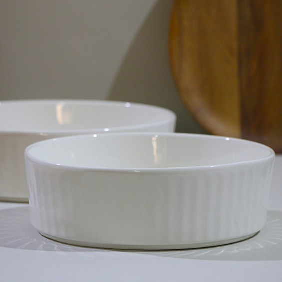 Fluted Porcelain Bowl | Full House Lebanon