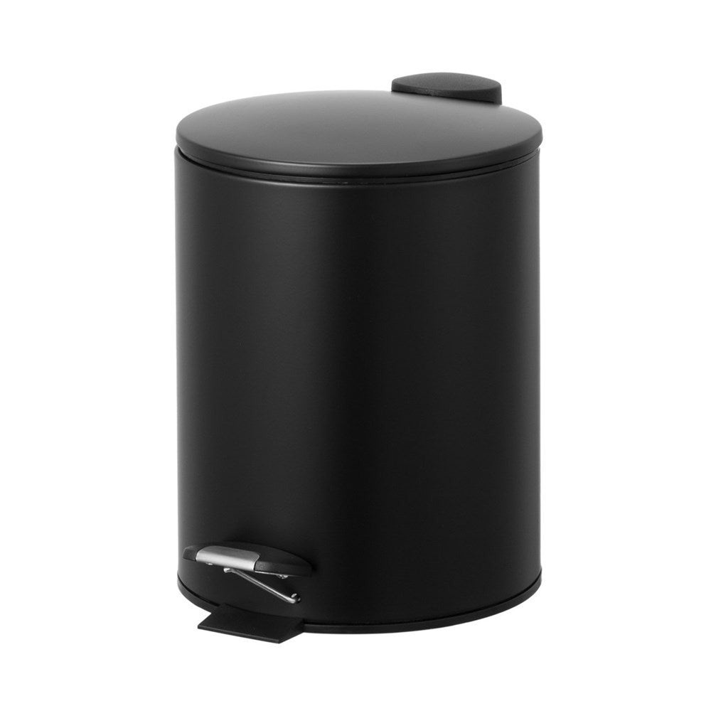 Thin Lid Pedal Dust Bin - 3 L, Silver | Full House Lebanon