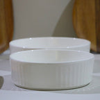 Fluted Porcelain Bowl - Large | Full House Lebanon