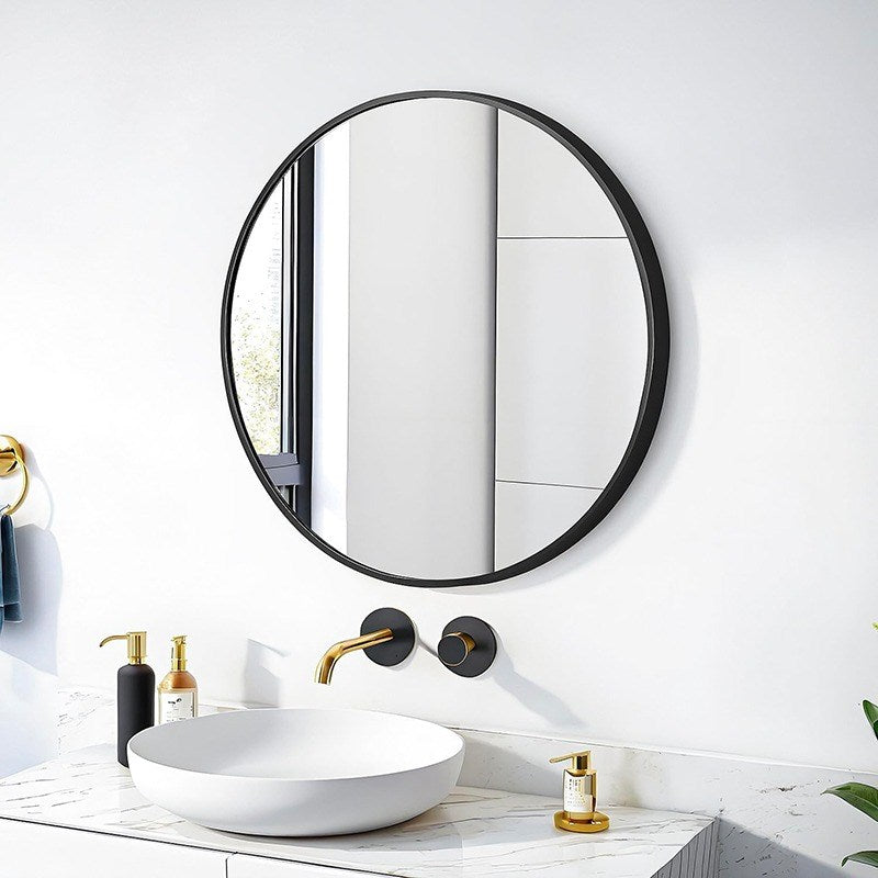 Round Wall Mounted Mirror - Silver | Full House Lebanon