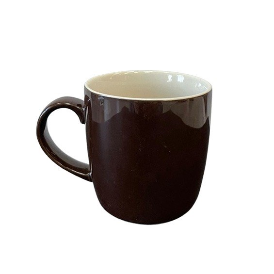 Glossy Porcelain Mug - Brown | Full House Lebanon