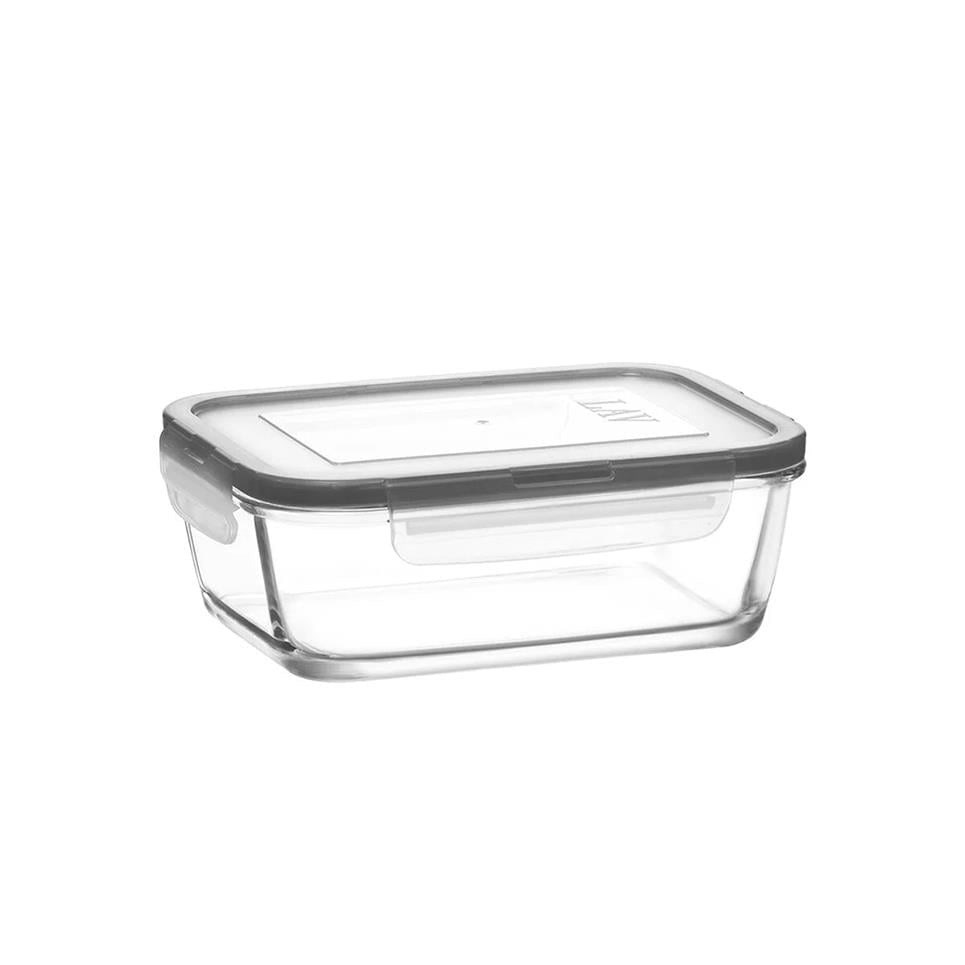 Lav Rectangular Glass Food Container | Full House Lebanon