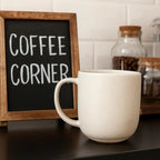 Porcelain Mug - Light Grey | Full House Lebanon