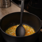 Black Kitchen Utensils - Slotted Spoon | Full House Lebanon