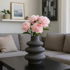 Ceramic Bubble Vase - Large, Peach | Full House Lebanon