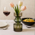 Hourglass Shaped Glass Vase | Full House Lebanon