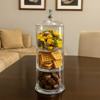 3 Tier Glass Cookie Jar | Full House Lebanon