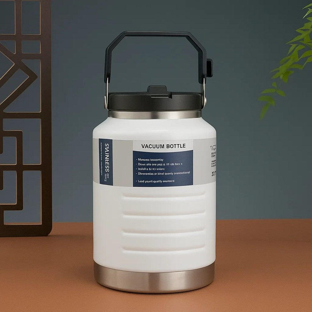 Vacuum Insulated Stainless Steel Bottle - Black | Full House Lebanon