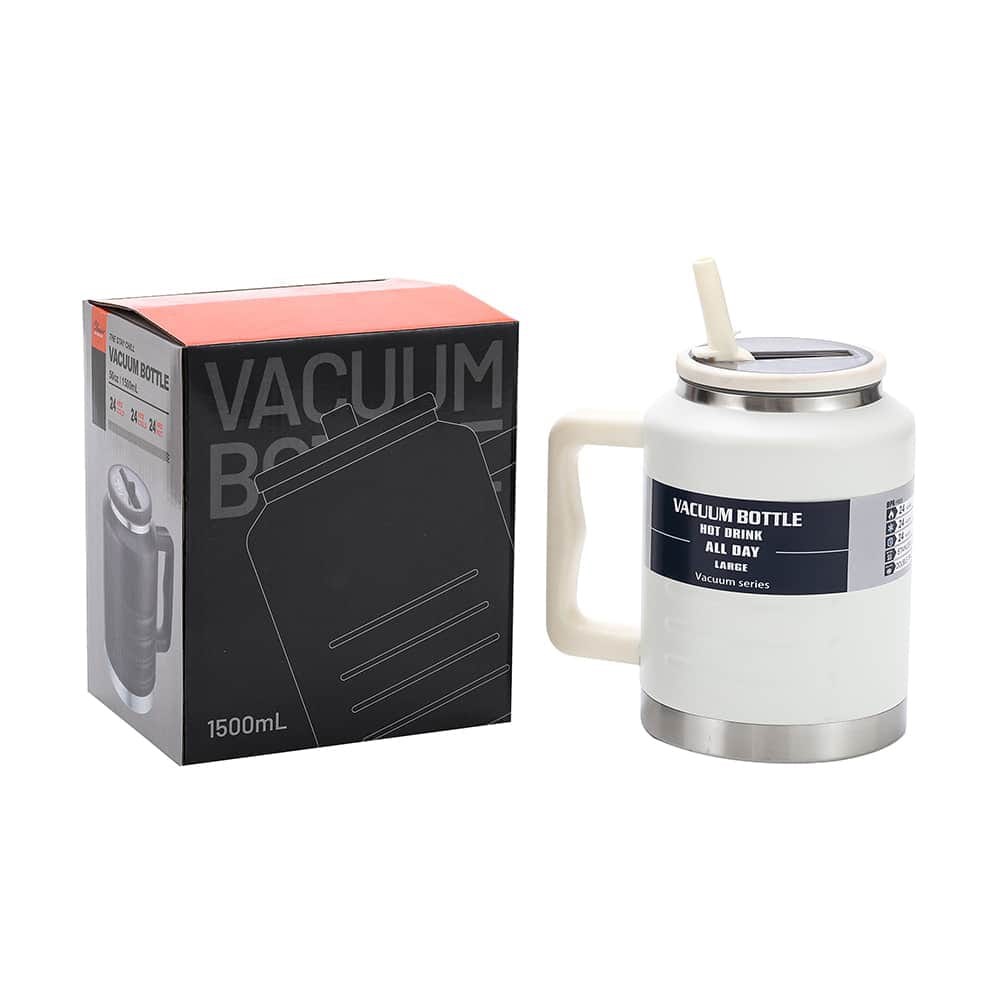 Vacuum Insulated Stainless Steel Bottle 1500 ml - Black | Full House Lebanon