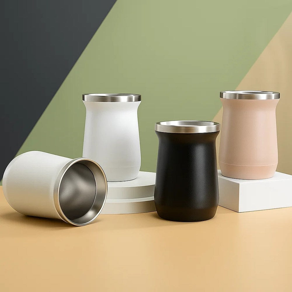 Stainless Steel Vacuum Cup - Small, Light Pink | Full House Lebanon