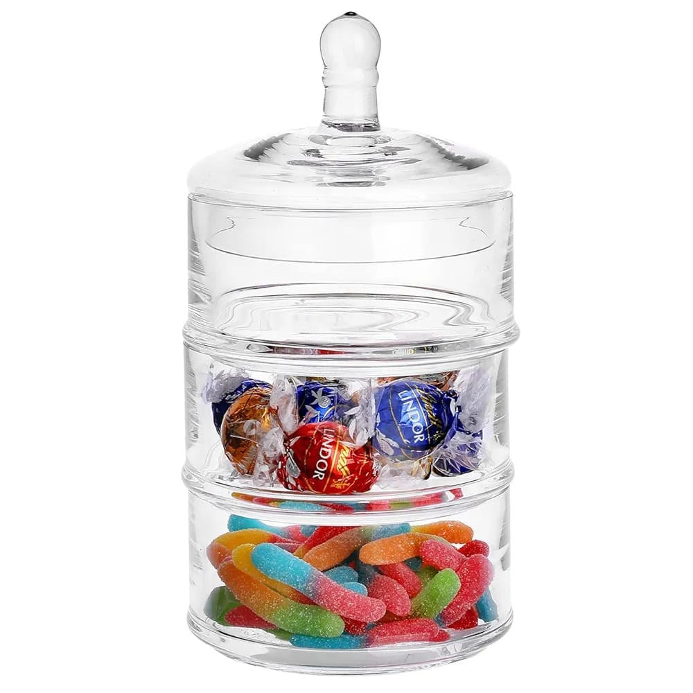 3 -Tier Glass Candy Jar | Full House Lebanon