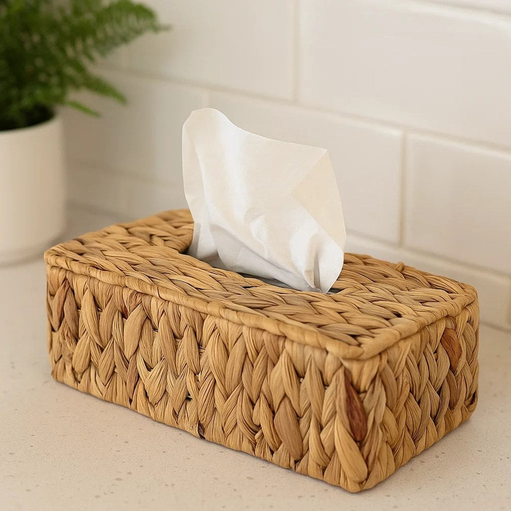 Handwoven Seagrass Tissue Box | Full House Lebanon